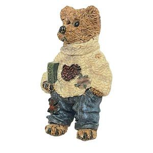 BOYD'S BEARS Wilson in Love Resin Brooch Pin